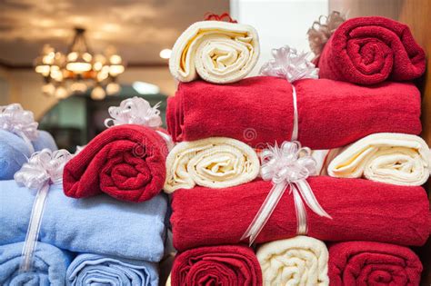 Wedding gift towels stock image. Image of care, blue - 33344469