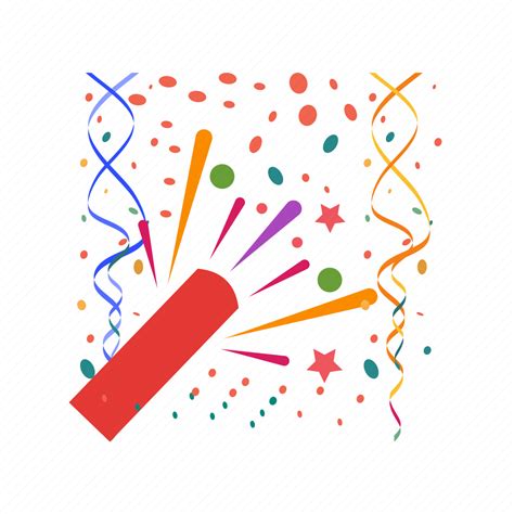 Birthday Celebration Event Fireworks Group Holiday Party Icon