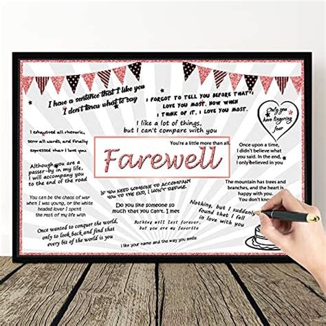 Amazon Outus Jumbo Farewell Greeting Card X Inch Large