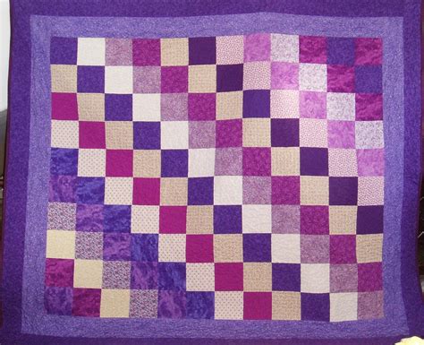 Sunshine in the Attic: Purple Quilt Completed