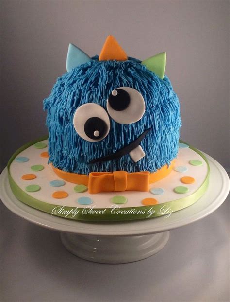 Monster First Birthday Cake