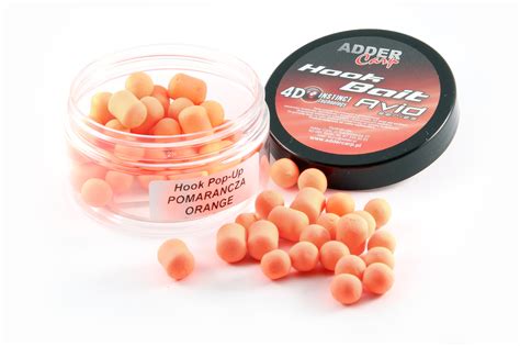 Купить Бойли Adder Carp Hook Boilies AVID POP UP 14 mm Orange