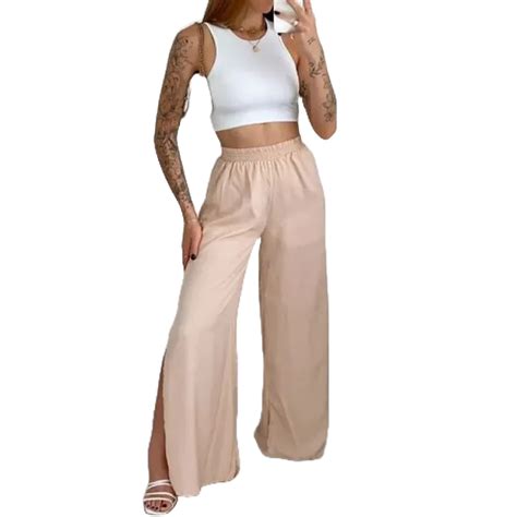 Cal A Pantalona Nude Shopee Brasil