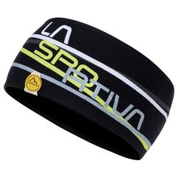 Opaska La Sportiva Stripe Headband black black Odzież Czapki