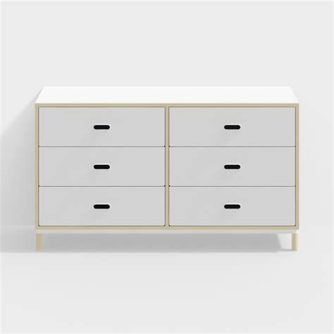 Normann Copenhagen Kabino Dresser w 6 Drawers SKP3D模型下载 斗柜3D模型下载 免费