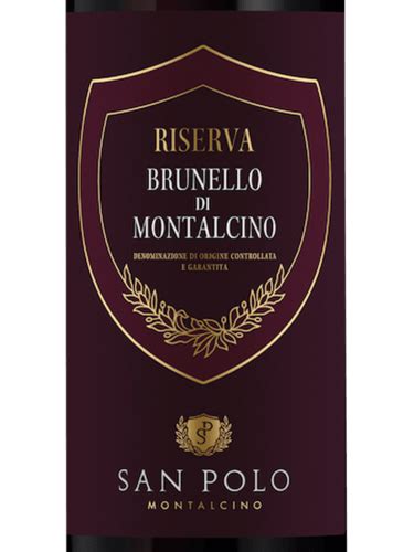 San Polo Brunello Di Montalcino Riserva Vivino Us