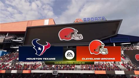 Madden NFL 24 Houston Texans Vs Cleveland Browns Gameplay YouTube