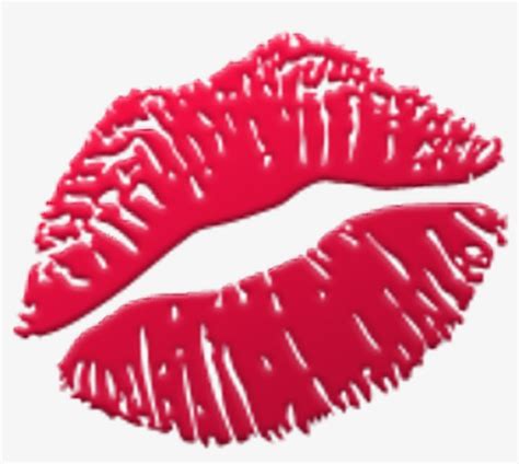 Lipstick Clipart Emoji Kiss Mark Emoji Iphone Transparent Png