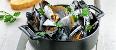 Moules La Marini Re Traditional Mussel Dish From France