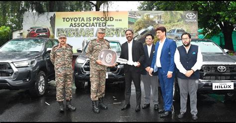 Toyota Delivers Hilux Pick Up Trucks To The Indian Army Report