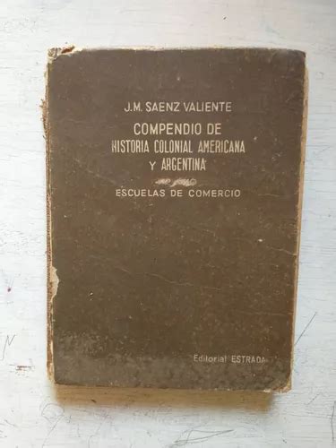 Compendio De Historia Colonial Americana Y Argentina MercadoLibre