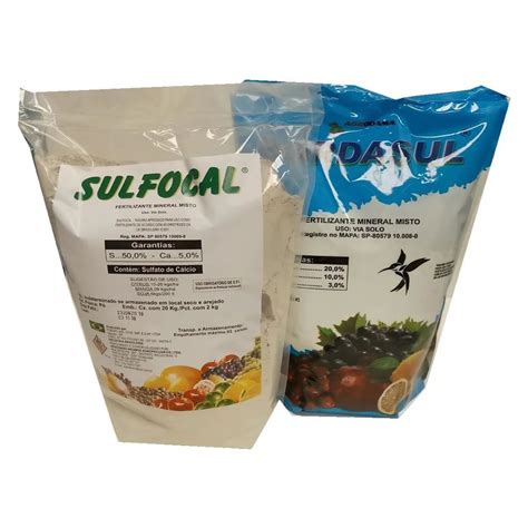 Kit Bordasul Calda Bordalesa Calda Sulfocal Pct 2 Kg Irrigafort