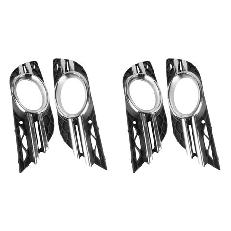 X Car Front Fog Light Grill Chrome Trim Cover Set For Mercedes Benz E