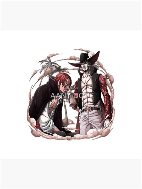 "shanks vs mihawk" Poster for Sale by AANTIDOTE | Redbubble