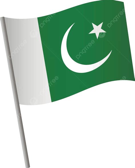 Icono De La Bandera De Pakist N Icono Aislado De La Bandera De Pakist N