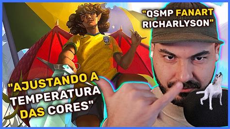 Fanart Do Richarlyson No Qsmp Ajustei A Temperatura Das Cores