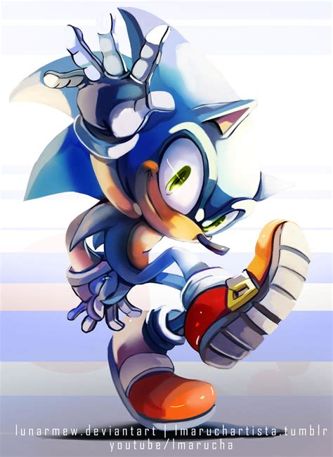 Sonic The Hedgehog Art Remake By Lunarmew On Deviantart