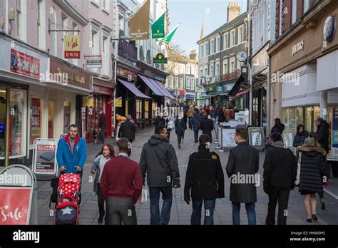 London Street Norwich Norfolk England Uk Stock Photo Alamy