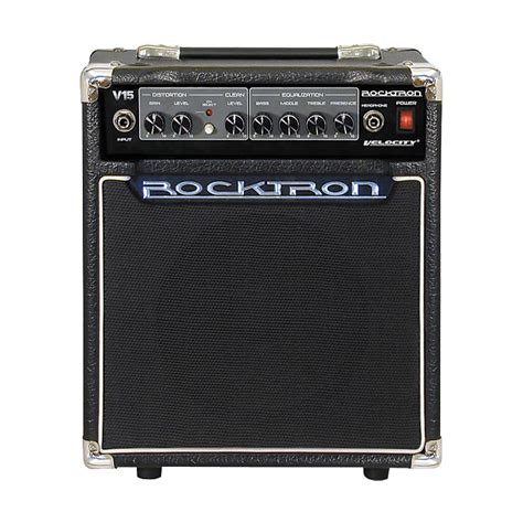 Rocktron Velocity V15r 15w 1x10 Combo Amp Black Reverb