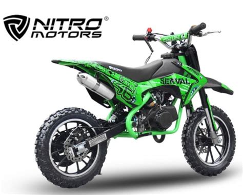 Nitro 49cc Serval Prime Dirtbike Vert LesTendances Fr