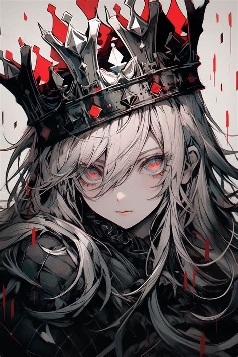 Download wallpaper 800x1200 king, crown, anime, art iphone 4s/4 for ...