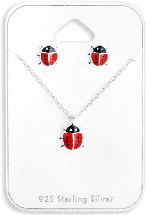 Monkimau Collier Pour Fille Avec Pendentif Coccinelle Porte Bonheur En