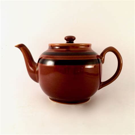 Brown Sadler Teapot Classic Brown Betty Teapot Large Etsy Tea