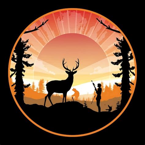 Premium Vector Deer Hunting T Shirt Design