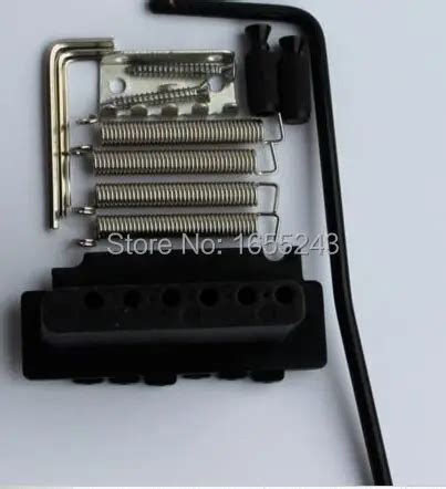 WILKINSON WVS50K TREMOLO BRIDGE With Matching Satin Black New Tremolo