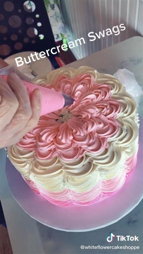 Pin by Zarema on CAKES УКРАШЕНИЕ ТОРТОВ Video Buttercream cake