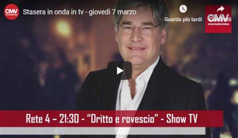 Stasera In Tv Film E Programmi In Onda Oggi Marzo