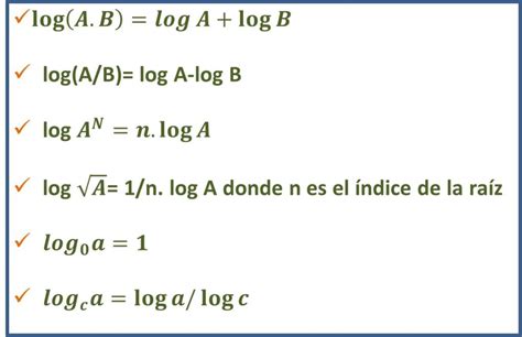 Ecuaciones logarítmicas con ejercicios resueltos propiedades