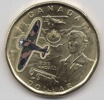 Canada Dollar Elsie Macgill Colorida Worldnumis