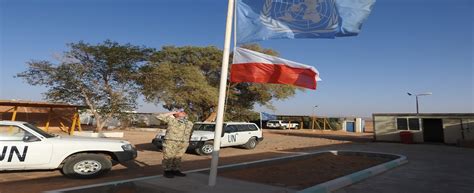 Minursos Peacekeepers National Day Of Poland Minurso