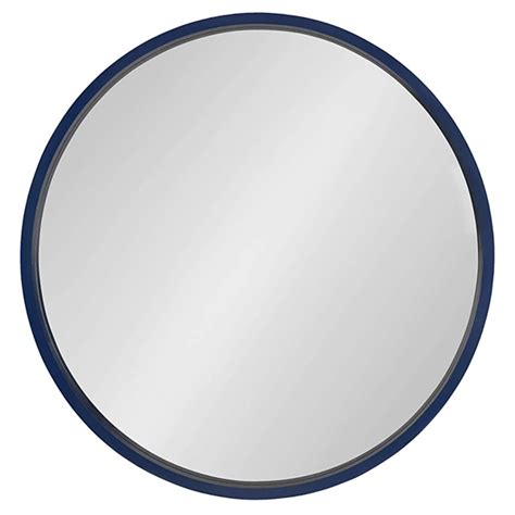 Round Mirror Navy Blue Wider Frame Cm Hmr Shop N Bid