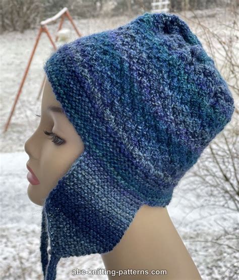 Abc Knitting Patterns Earflap Hat