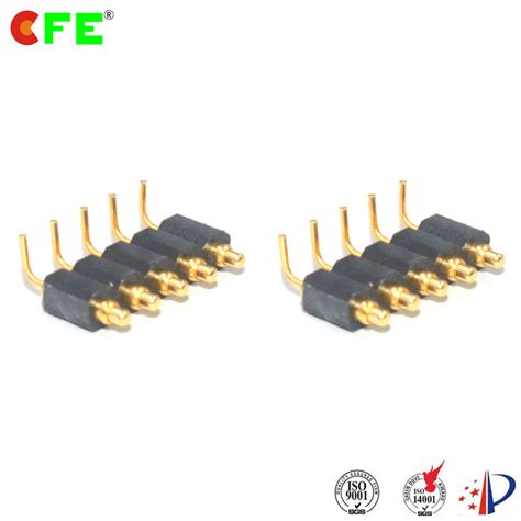 Sping Loaded Pogo Pin Right Angle Pcb Connector