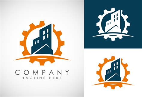 Industrial Logo Design Concept Graphic by makhondesign · Creative Fabrica