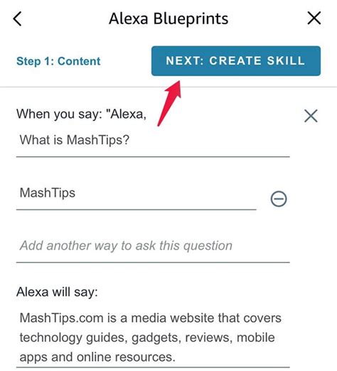 How to Create Custom Alexa Skills Using Alexa Blueprints - MashTips