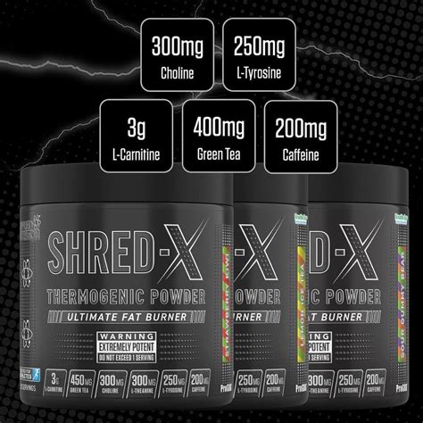 Applied Shred-X Thermogenic Powder 300g (HALAL) – The Supplement ...