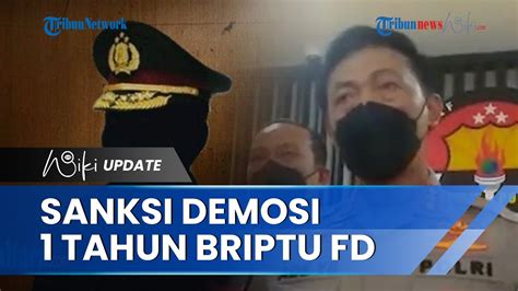 Buntut Kasus Brigadir J Briptu Firman Dwi Dihukum Demosi 1 Tahun Tak