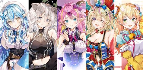 HD wallpaper: Mano Aloe, Momosuzu Nene, Omaru Polka, Shishiro Botan ...