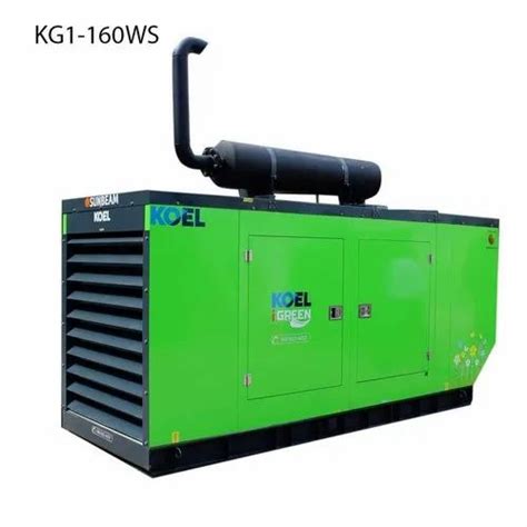 160kva Kirloskar Koel Igreen Diesel Generator Single Phase At Rs