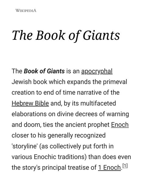 The Book Of Giants Wikipedia Pdf Religious Texts Religious