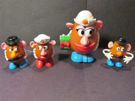 Lot Of3vintage Mr Potato Head Figures Burger King Mcdcollectible