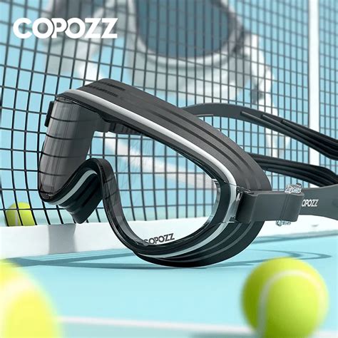 COPOZZ Large Frame Adults Swimming Goggles Professional Anti Fog Sports