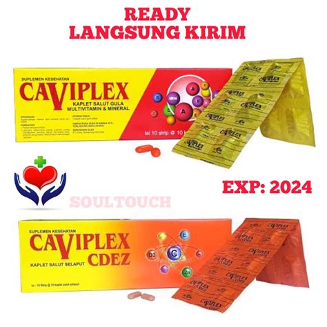 Jual Caviplex Multivitamin Mineral Cdez Per Strip Kaplet Original