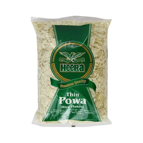 Heera Rice Flakes White 1kg Thin Jai Hind Grocery