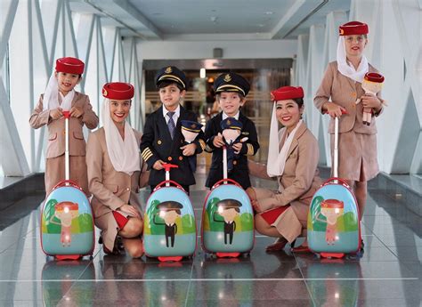 New Cabin Crew and Pilot uniforms for young Emirates fans