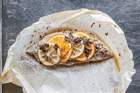 Striped Bass En Papillote Recipe Silver Oak Food And Wine